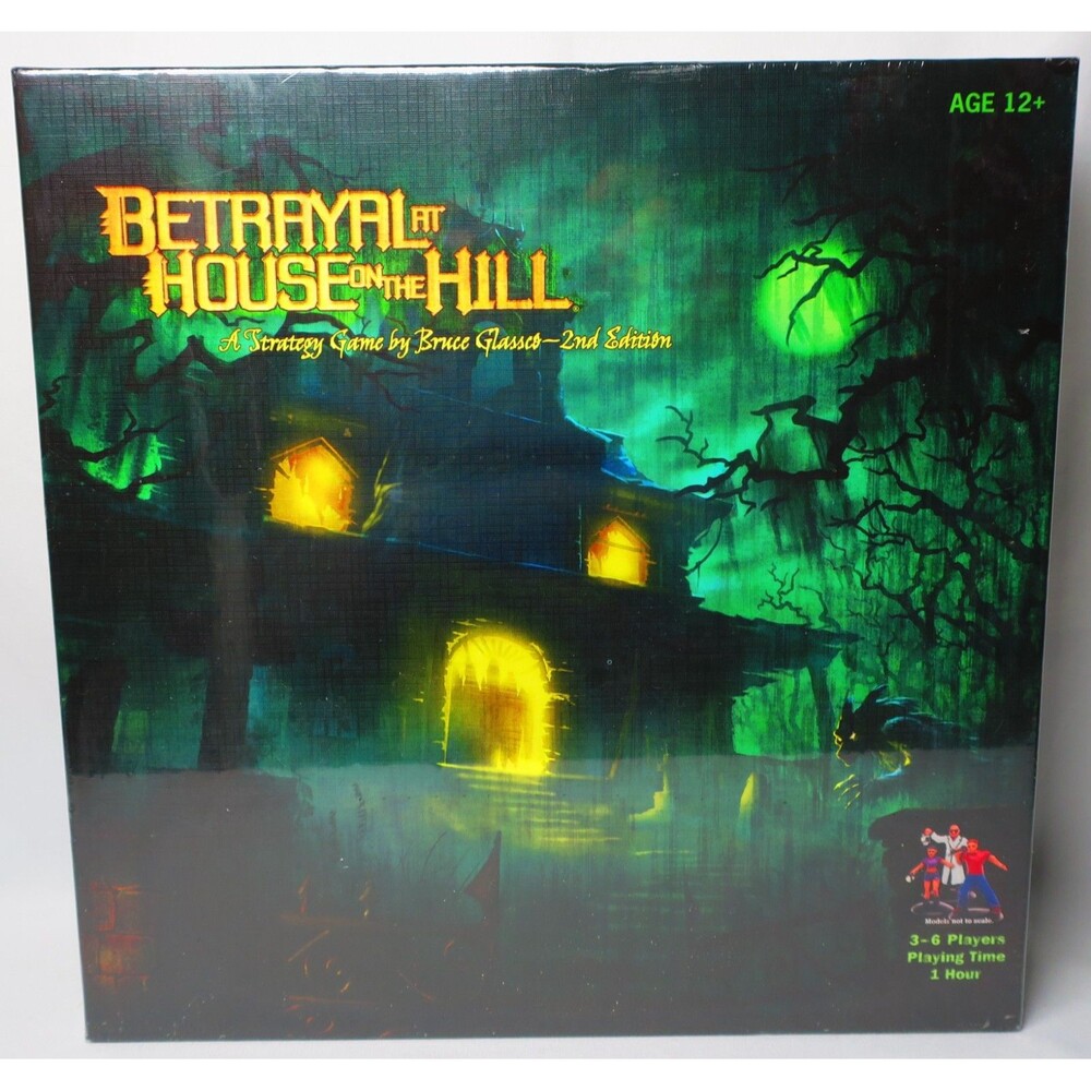 Betrayal at House on the Hill 2nd Edition Board Game Avalon Hill Wizards Sealed